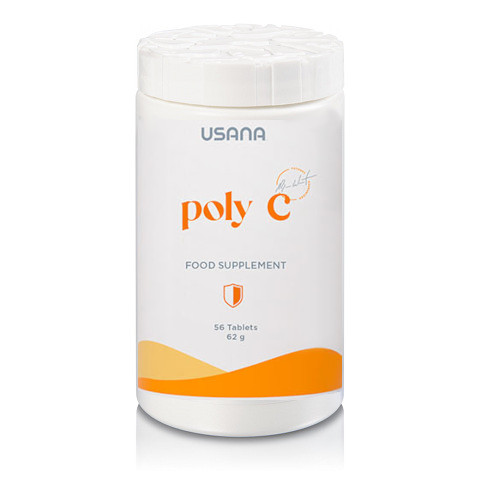 Usana Poly C - Supplément de Vitamine C - Ascorbates de minéraux